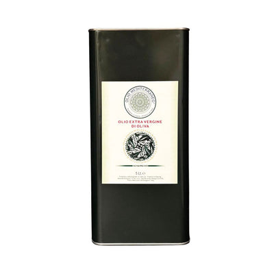Lattina da 5 litri di Olio Extravergine di oliva Cultivar Ogliarola Garganica