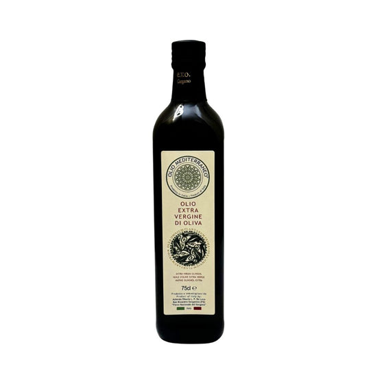 Bottiglia da 750 ml di Olio Extravergine di oliva Cultivar Ogliarola Garganica