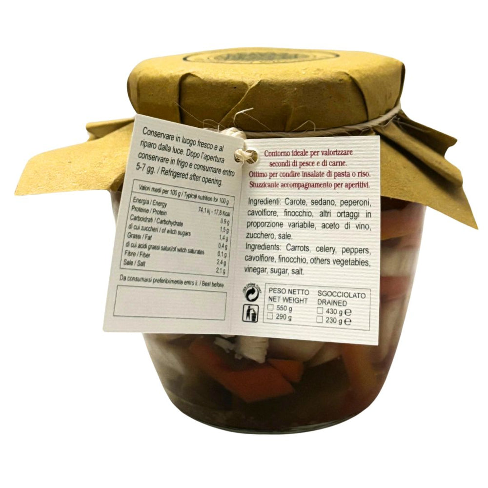Giardiniera in Agrodolce retro