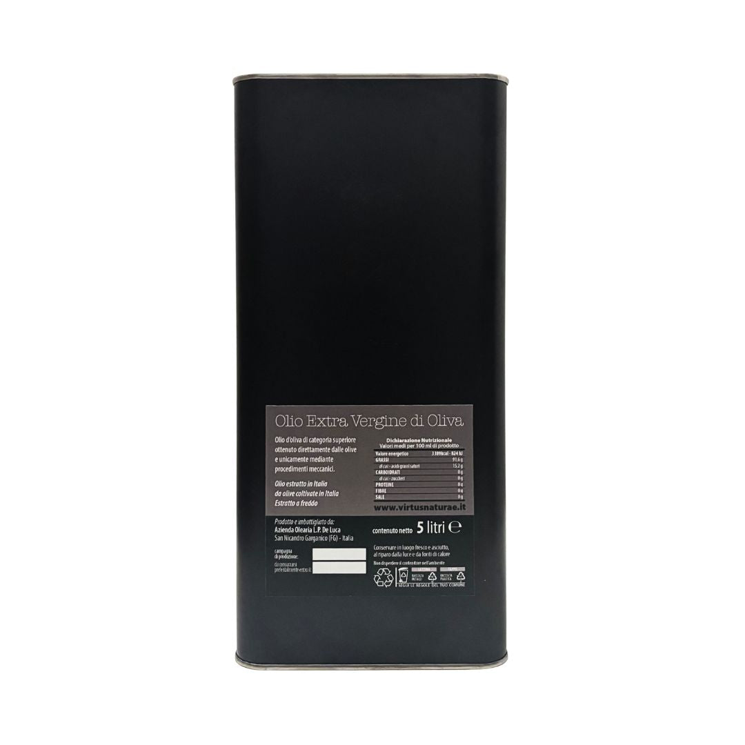 Olio EVO Cultivar Peranzana 5 L retro