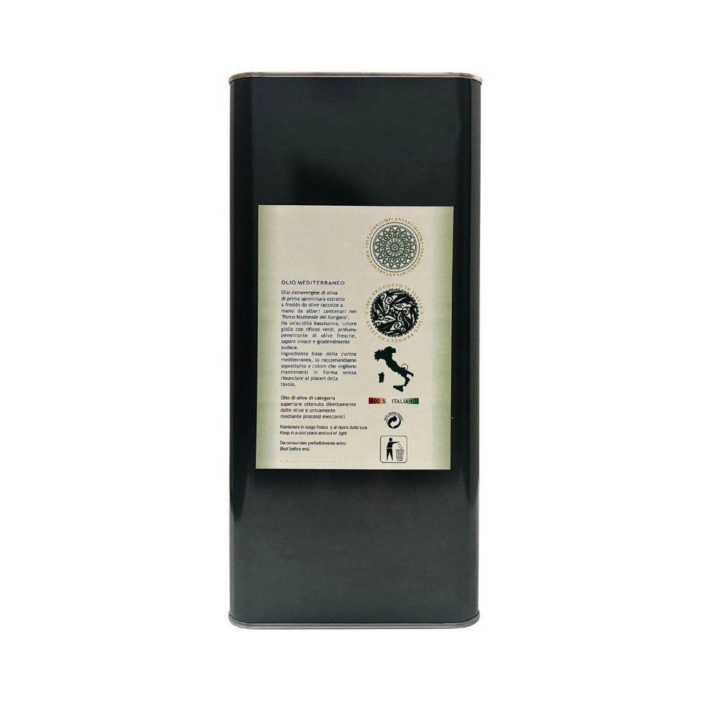 Olio EVO Ogliarola Garganica 5 L retro
