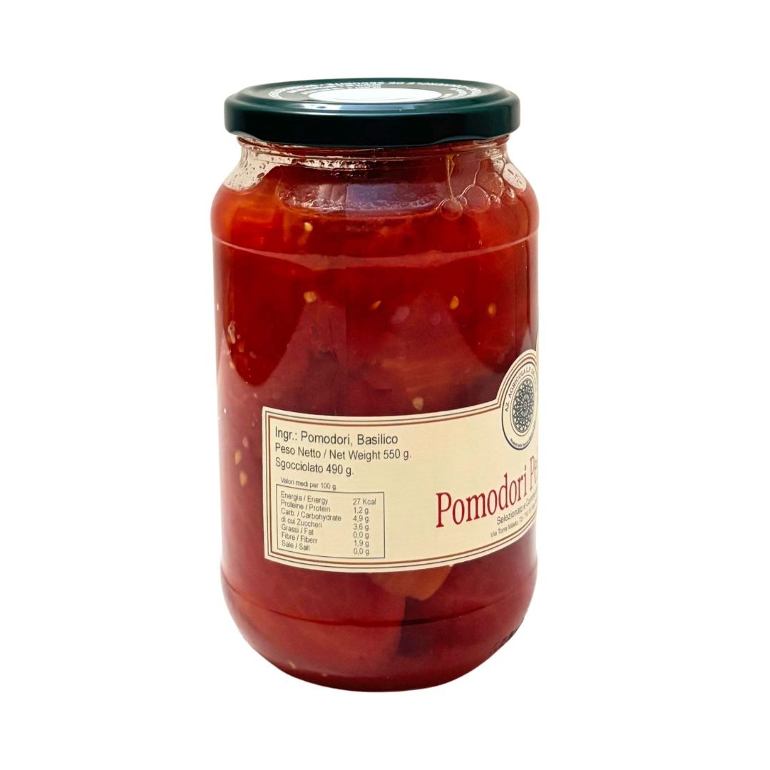 Pomodori Pelati al Naturale 550 g laterale